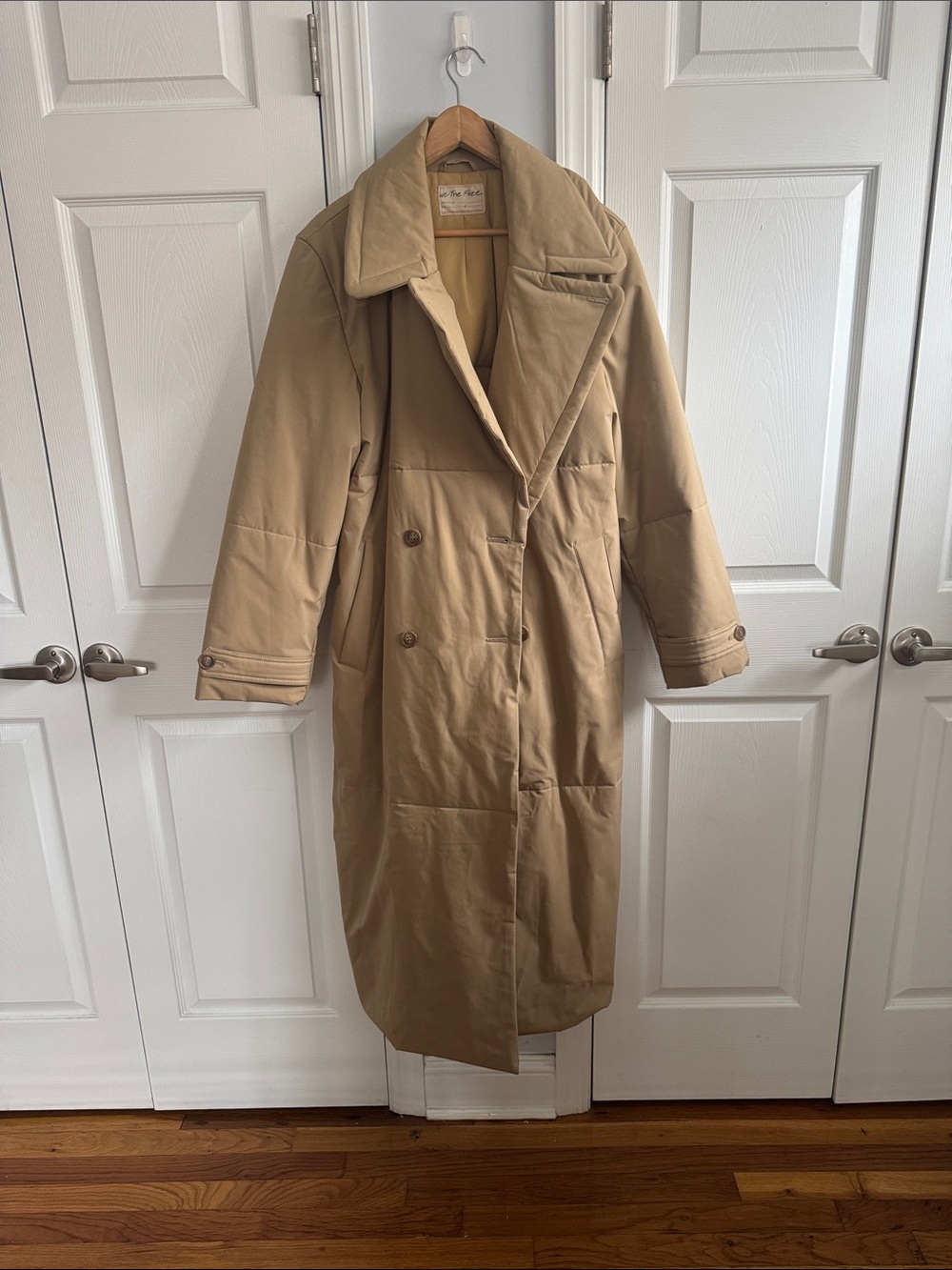 We The Free Long Tan Trench Coat